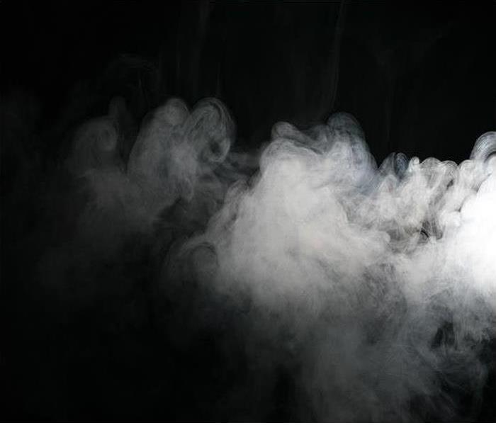 closeup of smoke